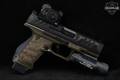 Walther PDP Pro-E Compact 4" 9mm Luger Two-Tone Black & OD Green in Very Good Condition Image 4