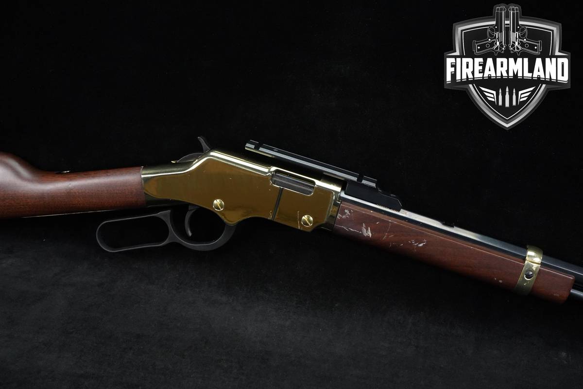 Henry Golden Boy 22 WMR 22WMR 20.5" Polished Brass & Walnut