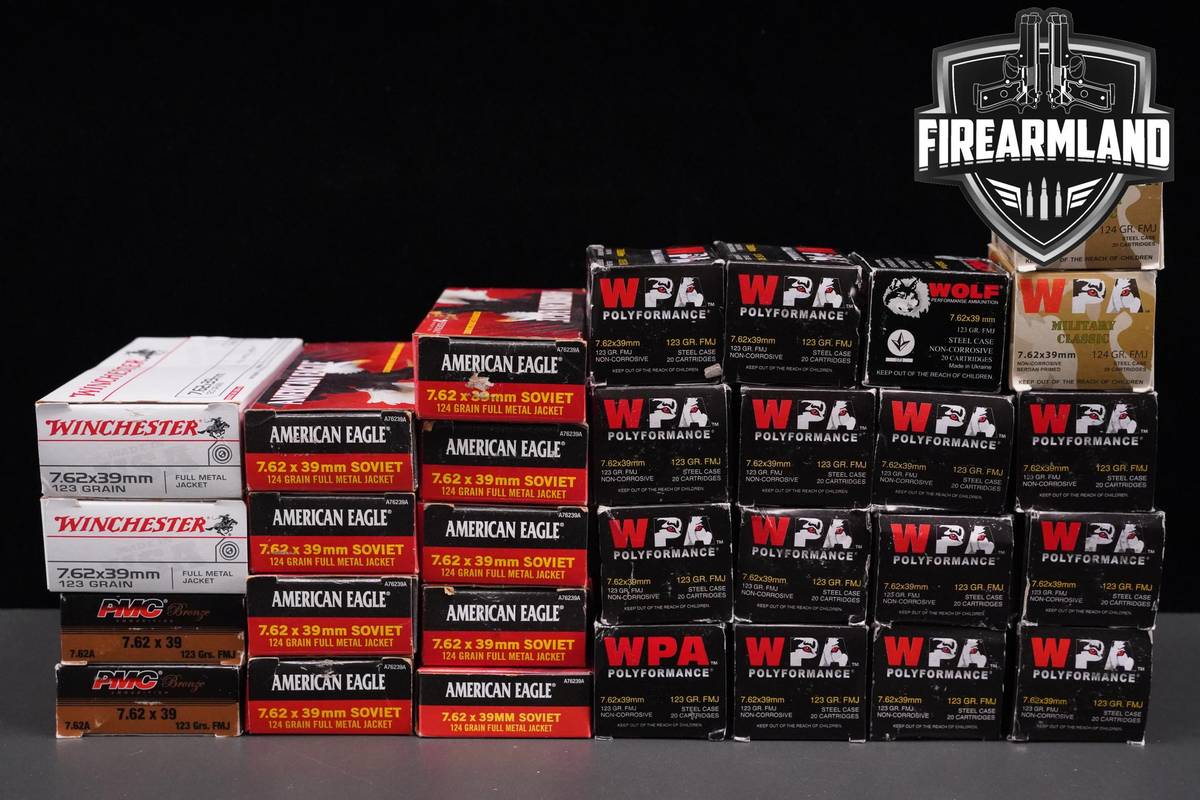 600 ROUNDS 7.62x39 Ammo 762 Ammunition