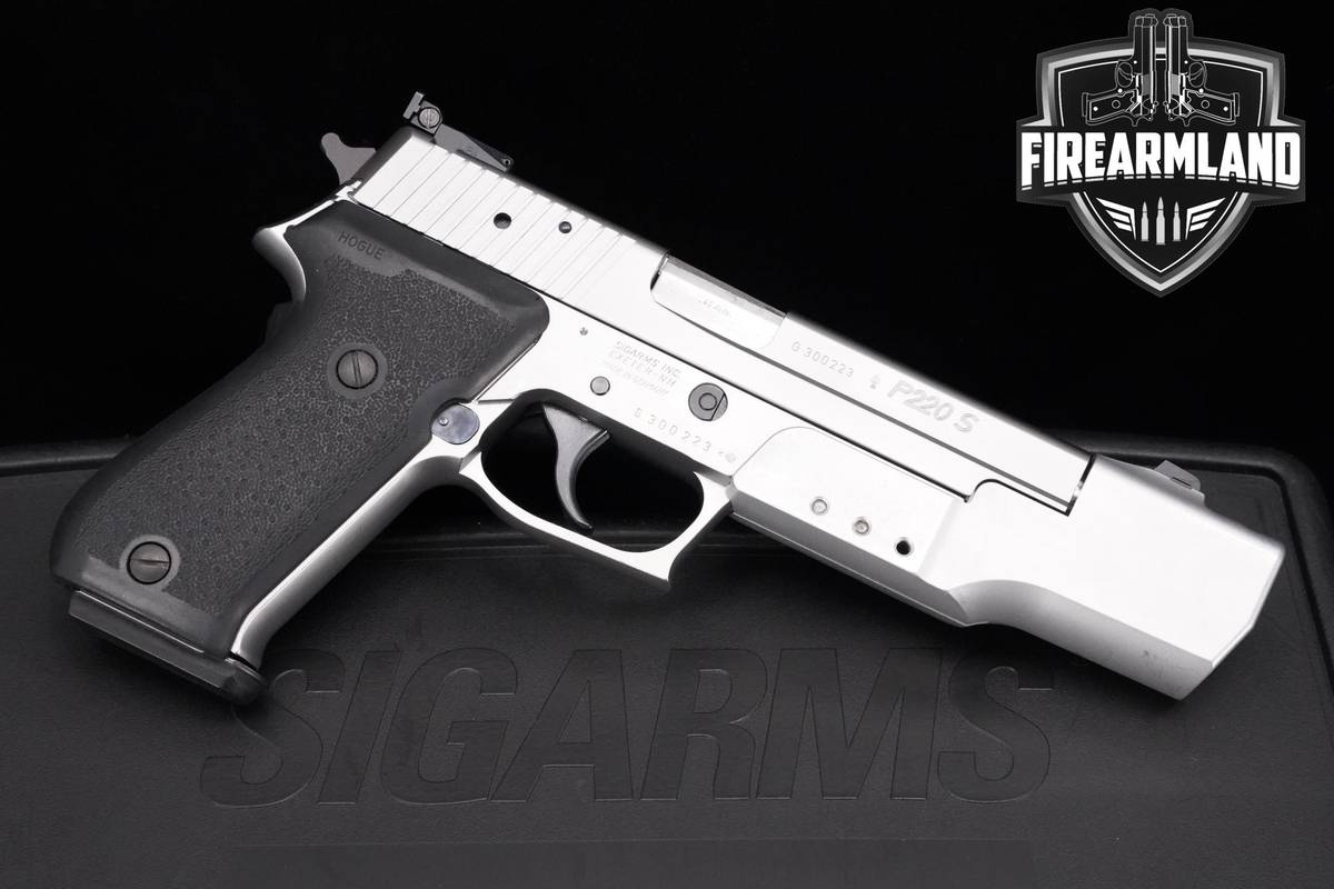 RARE MASTERSHOP 1999 Sig Sauer P220 Sport 45 ACP 5.5" Sig-Sauer P220S +CASE