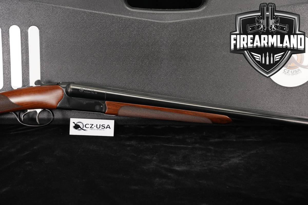 LEFT-HAND CZ Bobwhite G2 Southpaw 20-Gauge 28" Black Chrome & Walnut SXS