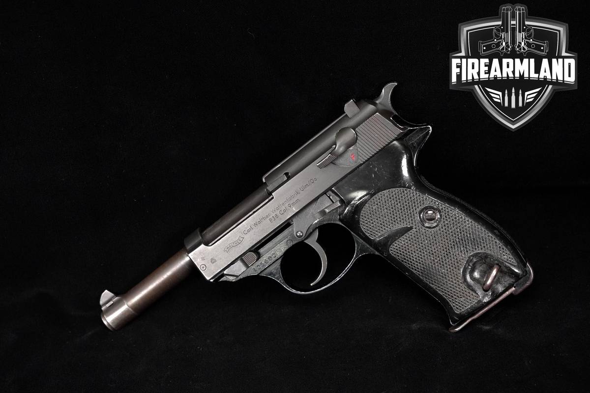 1961 West German Walther P38 9mm 4.9" P 38 P.38 P08 08 +2 MAGS