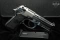 Beretta Model 92FS Compact Inox w/ Rail 9mm Luger Polished Stainless in Like-New Condition Image 2