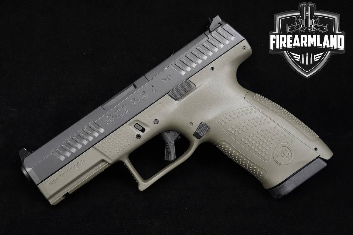 CZ P-10 Compact 9mm 4" Two-Tone CZ-P10C CZ-P-10C P10-C+3 MAGS & ORIG CASE