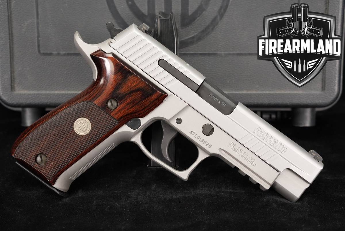 Sig Sauer P226 Elite 9mm 4.4" Stainless P 226 +2 MAGS & ORIG CASE