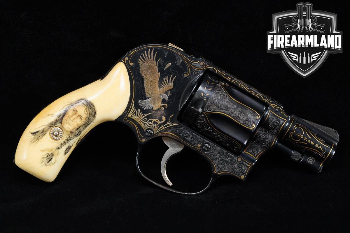 MICHEL COURANT 1976 Smith & Wesson Model 49 Engraved 38-Special S&W 49 RARE