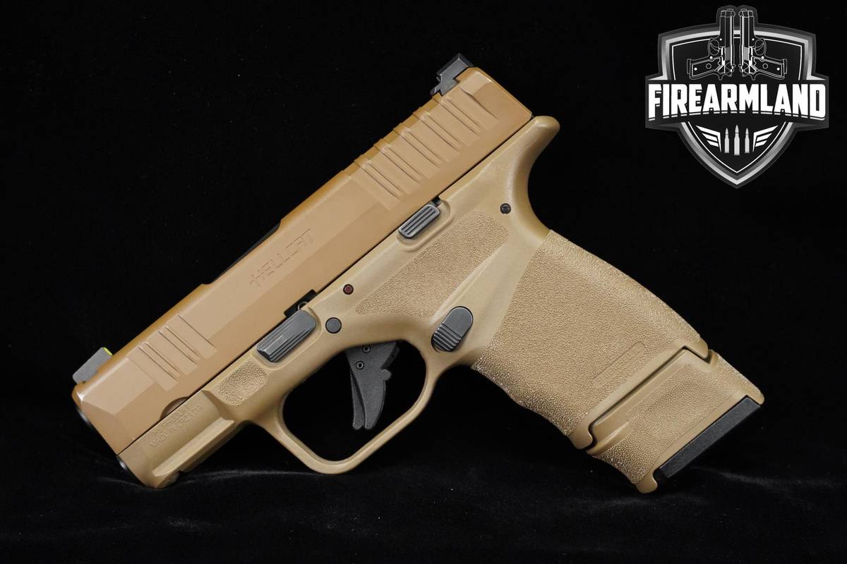 Springfield Armory Hellcat 9mm 3" Desert FDE CCW+2 MAGS & ORIG BOX