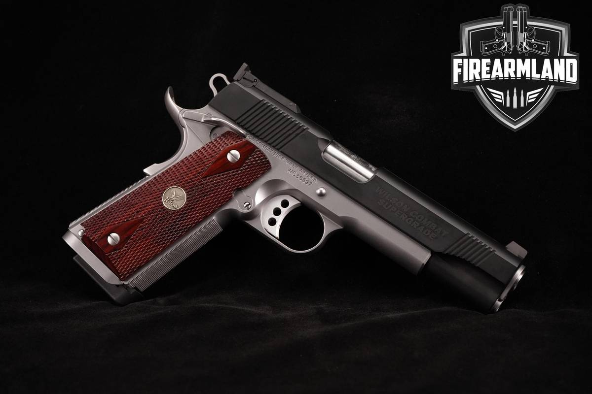 RARE Wilson Combat WC Supergrade 45 ACP 1911-A1 5" Two-Tone 6-MAGS & OG-BOX