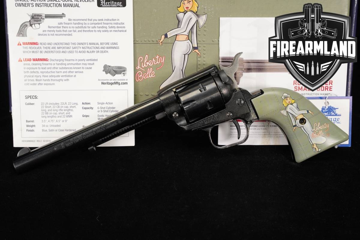 Heritage Manufacturing Rough Rider Pin-Up 2 LIBERTY BELLE 22LR +ORIG BOX