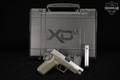 Springfield Armory XDm 4.5 .40 S&W Two-Tone Stainless & OD Green in Good Condition Image 2