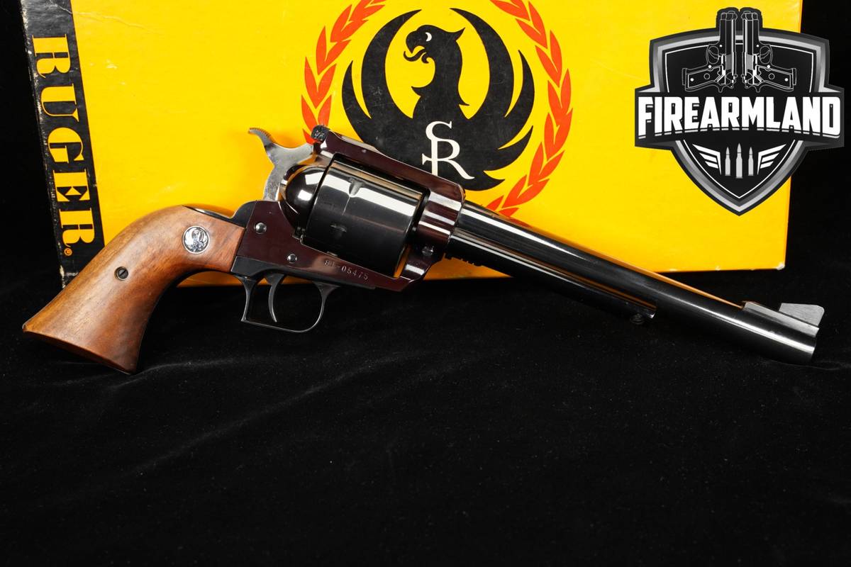 1970s Ruger New Model Super Blackhawk 44 Rem Mag 7.5 Blued +ORIG BOX