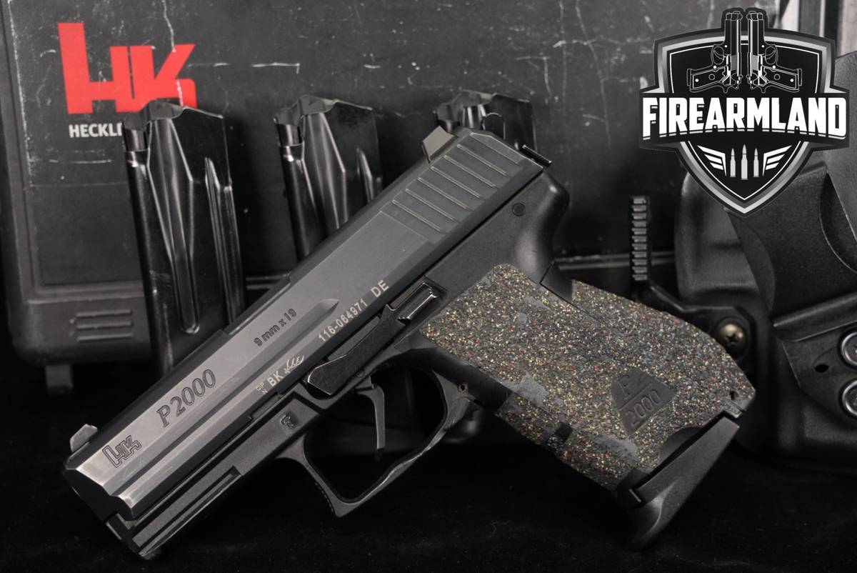 Heckler & Koch P2000 V3 H&K P 2000 9mm 3.66" +4 MAGS, ORIG CASE & HOLSTER