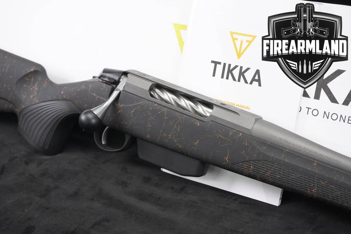 Tikka T3x Roughtech Lite Ember V 6.5 PRC 24.3 Spiral-Fluted Bolt THREADED