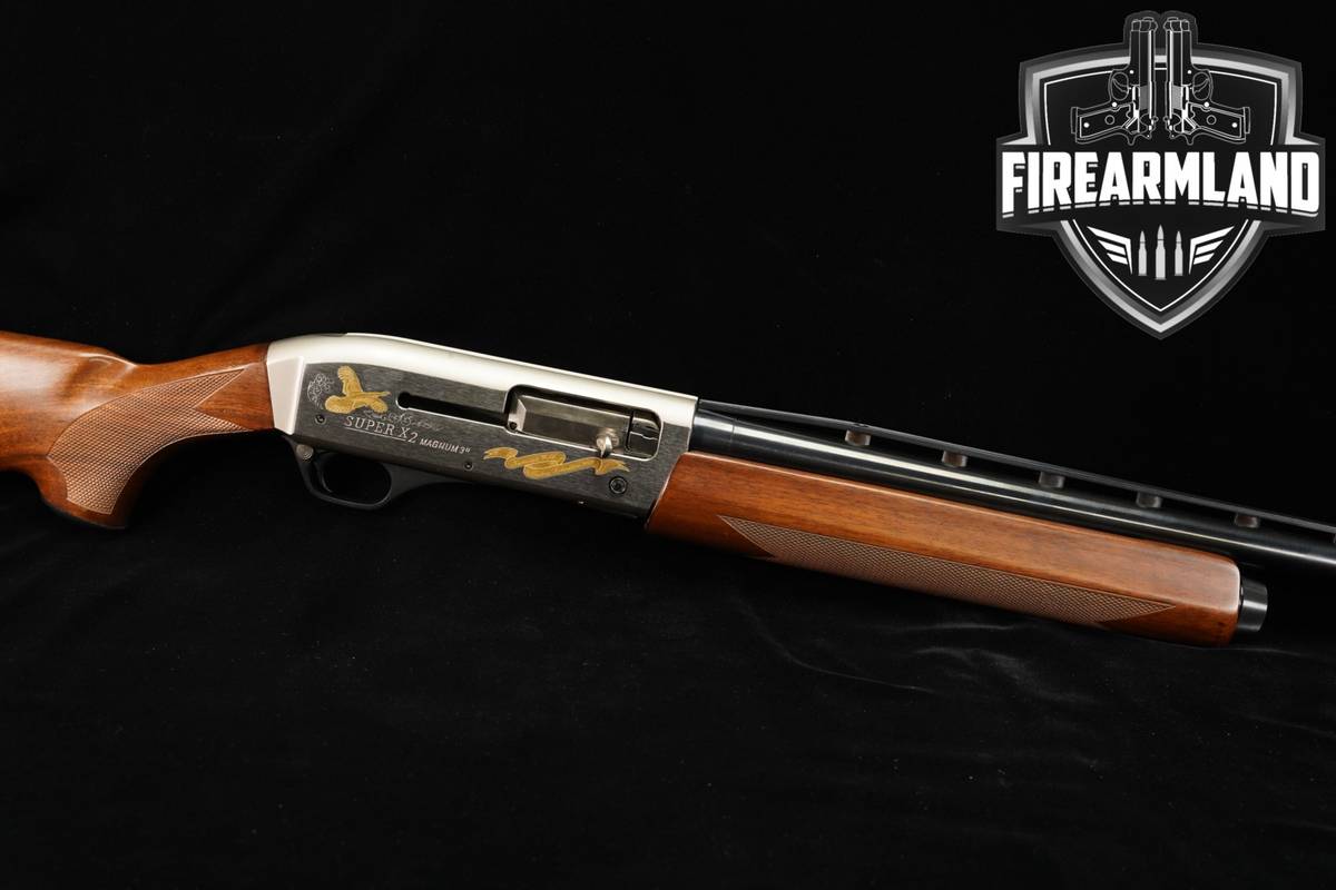 COLLECTOR Winchester Super X2 Magnum 3"; NWTF 12-Gauge Stainless & Walnut