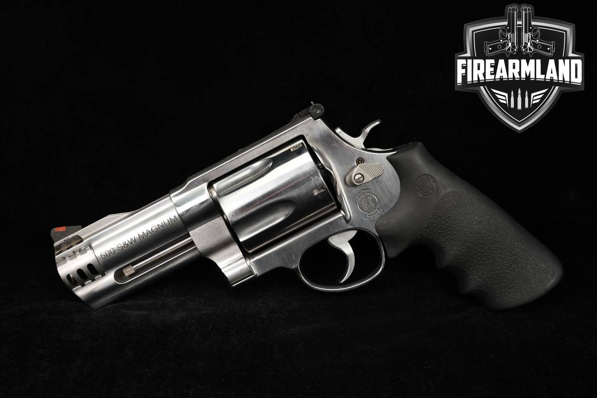 Smith & Wesson S&W Model 500 Comped 500S&W Magnum 4" Stainless +ORIG CASE