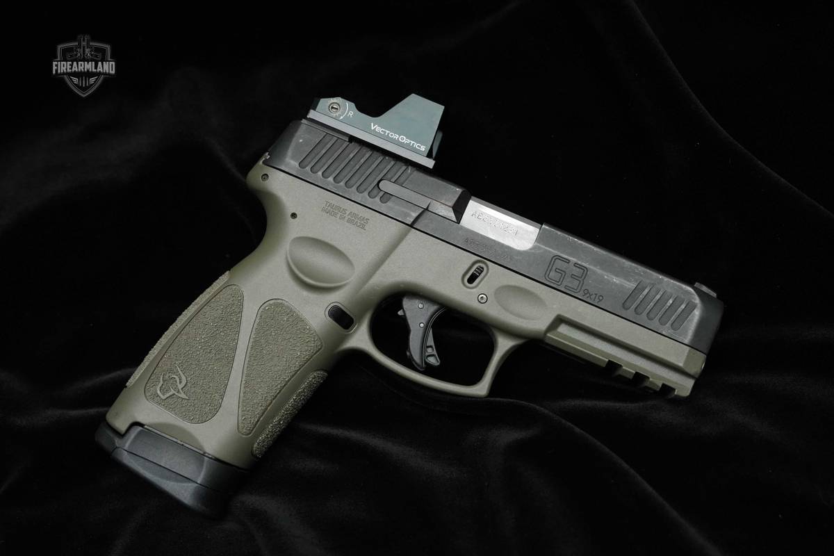 Taurus G3 9mm Taurus 9mm G3 Pistol 17+1 CCW Frame Safety 9 MM RED DOT OPTIC