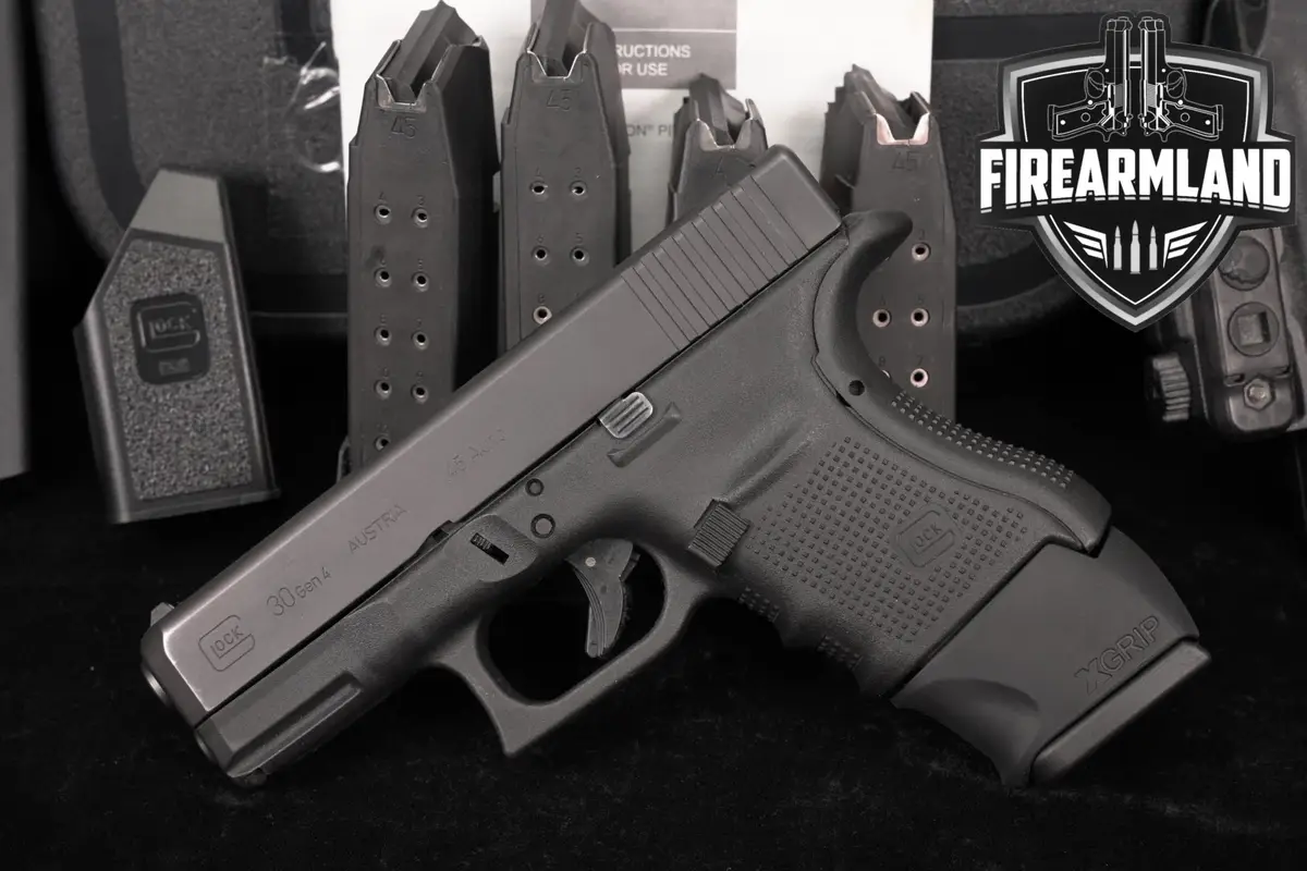 Glock 30 Gen4 G30 Gen 4 45 ACP 3.78" +5 MAGS, ORIG CASE & HOLSTERS
