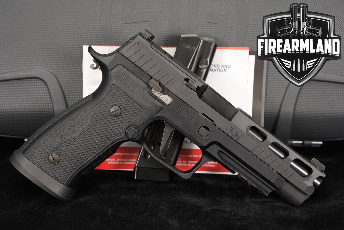 Sig Sauer P320 AXG Pro 9mm Optics-Ready 4.7" P-320 +2 MAGS & ORIG CASE
