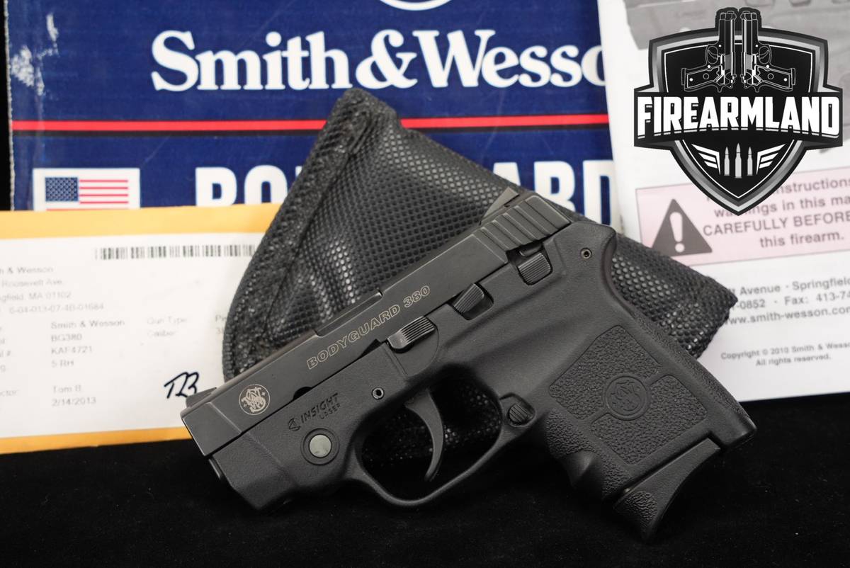 Smith & Wesson Bodyguard 380 S&W Insight LASER 380ACP BG380 BG +ORIG BOX