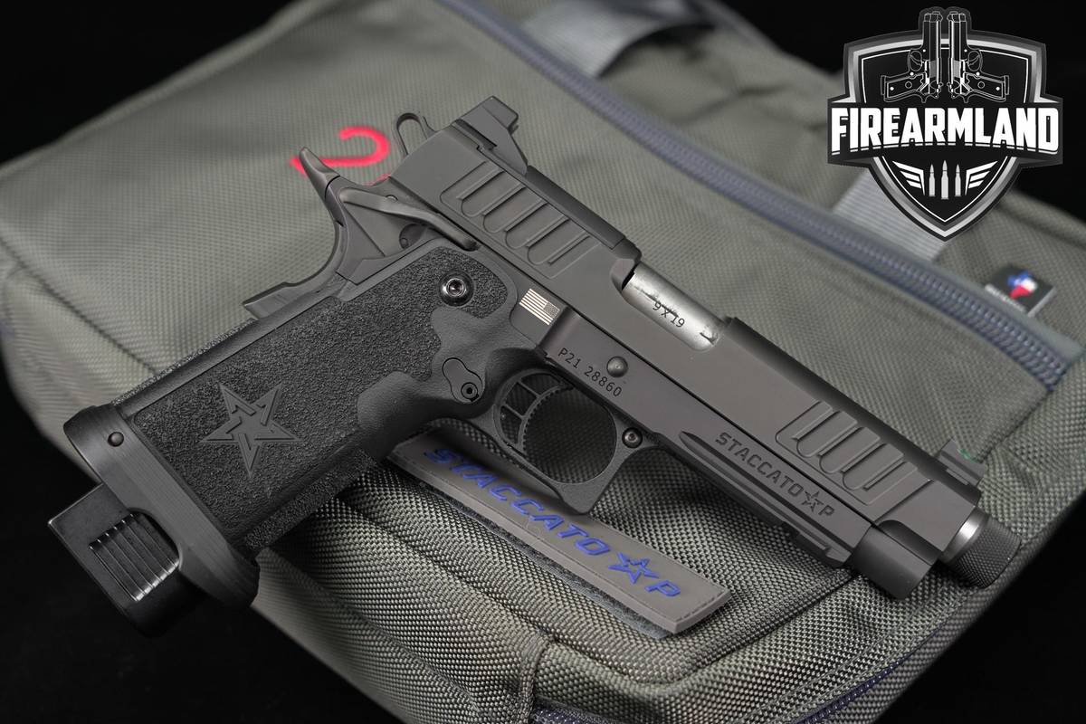 Staccato STI P 9mm Optic-Ready 2011-1911 5" +3 MAGS, ORIG CASE & HOLSTER