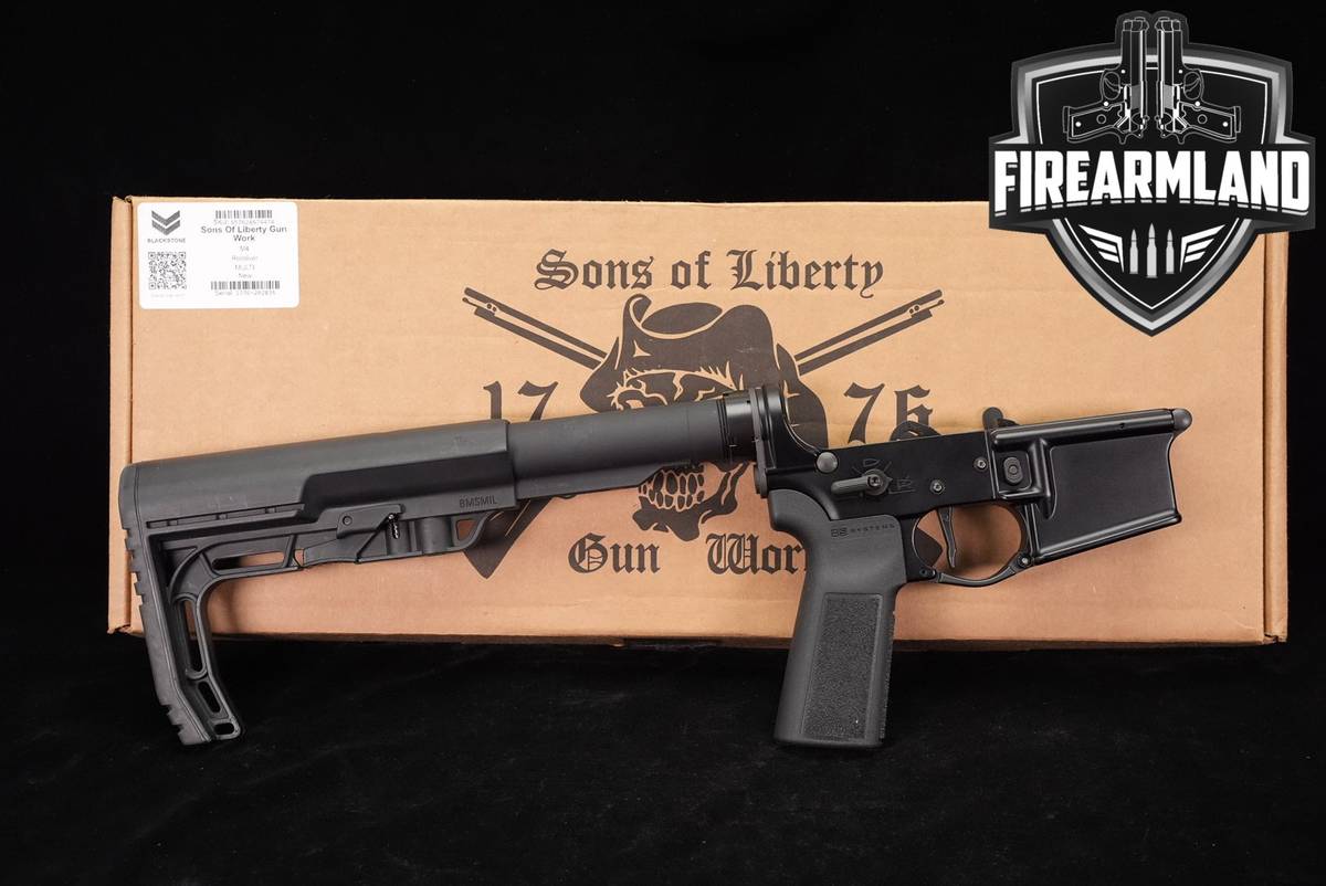 Sons of Liberty Gun Works M4 Complete Lower Receiver Rifle Lowers +CASE