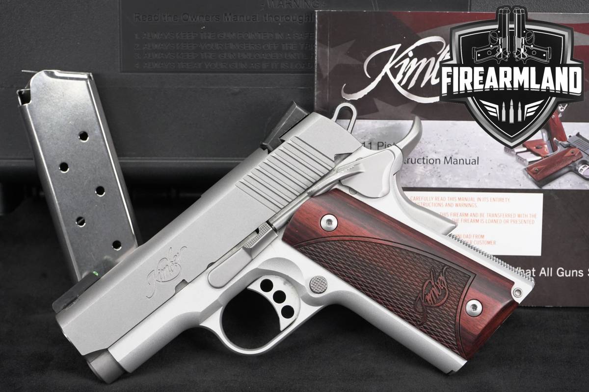 Kimber Stainless Ultra Carry II 45 ACP 1911 BULL BARREL +2 MAGS & ORIG CASE
