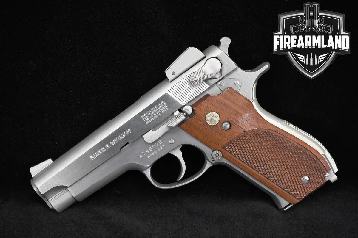 1980s Smith & Wesson S&W Model 639 9mm 4" Stainless +2 MAGS