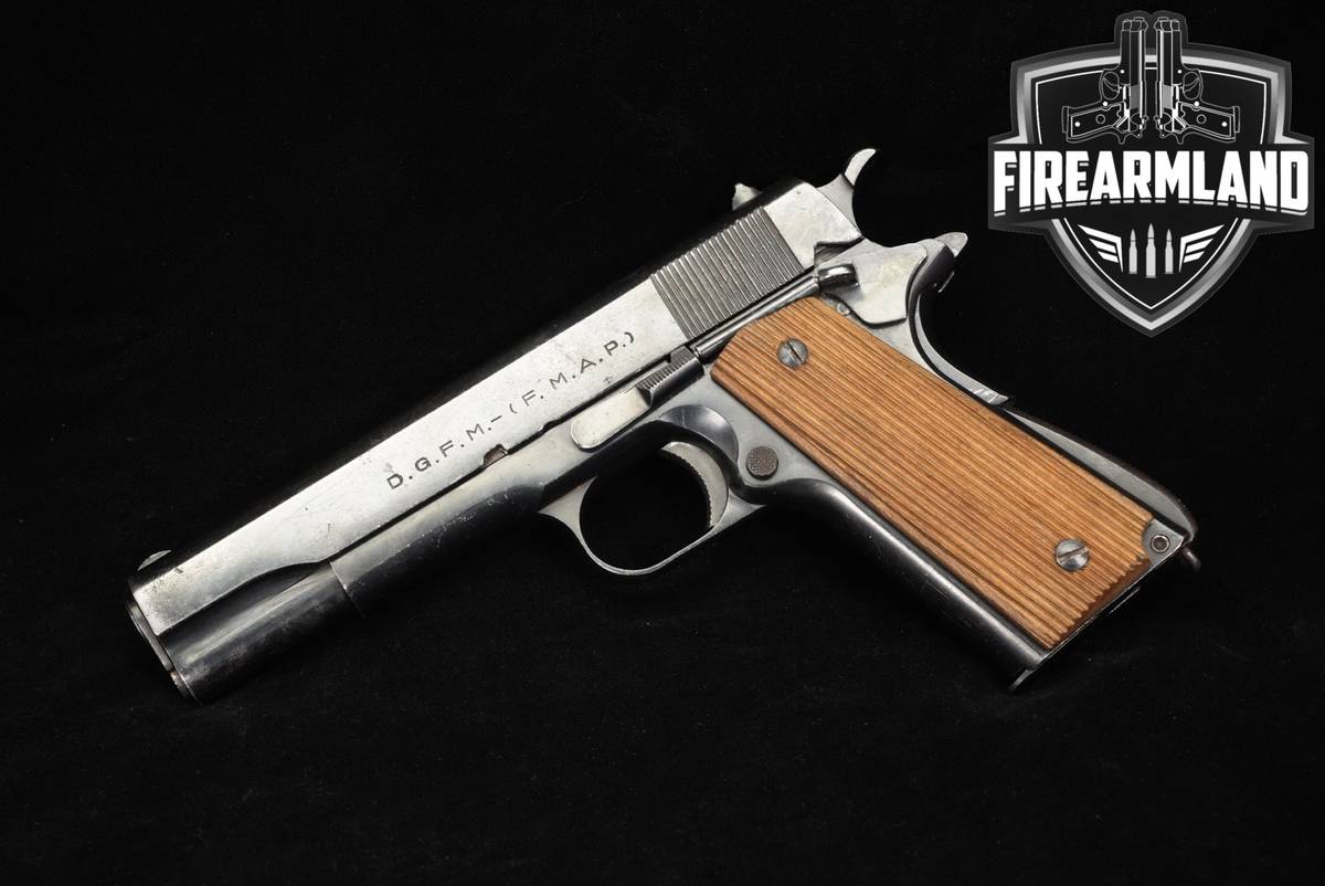 1945 Ejercito Argentino Sistema Modelo 1927 45 ACP 1911