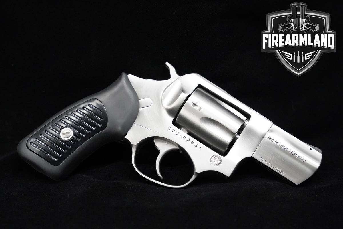 Ruger SP101 9mm Revolver 2.25" 9mm Snubby Stainless Ruger SP-101 SP101