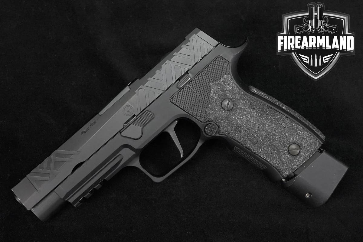 Custom-built GRAYGUNS SIG Sauer P320 AXG 5" 9mm +4 TTI MAGS & HOLSTER