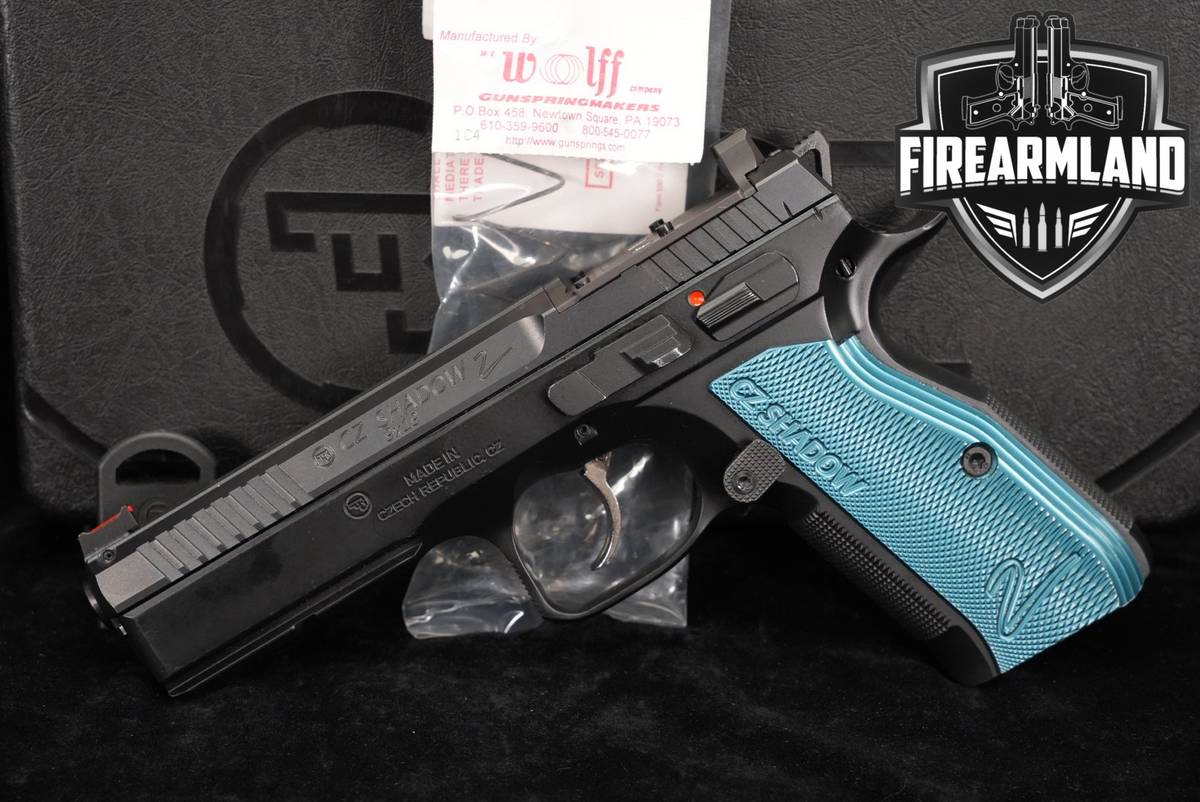 CZ SHADOW 2 Optics-Ready 9mm 4.89" Blued Shadow2 +ORIG CASE