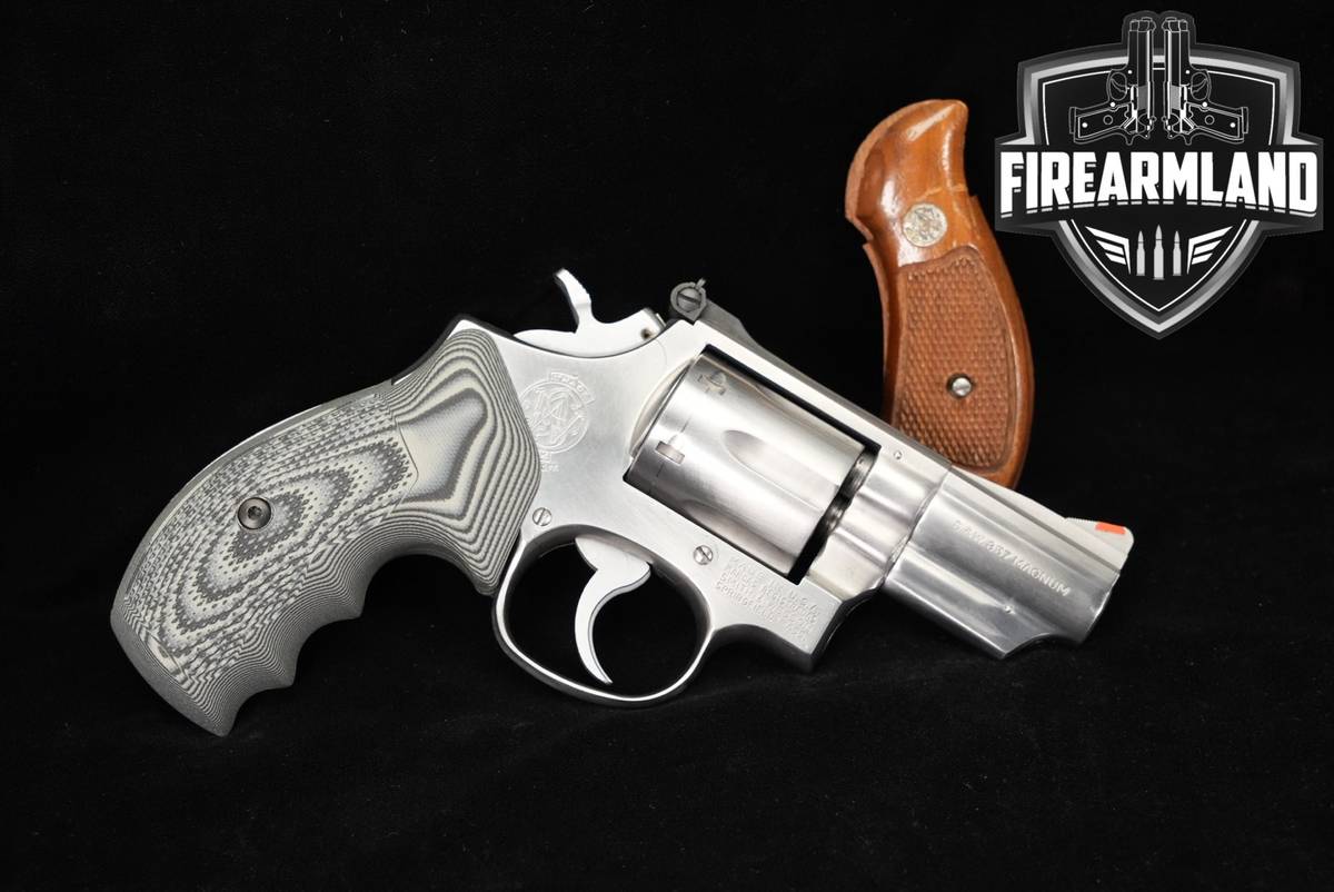 1980 Smith & Wesson Model 66-1 S&W 357 Magnum 2.5" Brushed Stainless DA/SA