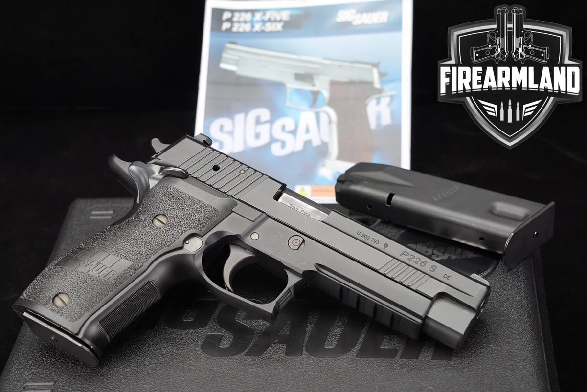 Sig Sauer P226 S Sport 9mm 4.9" P 226 P226S SAO +2 MAGS, CASE