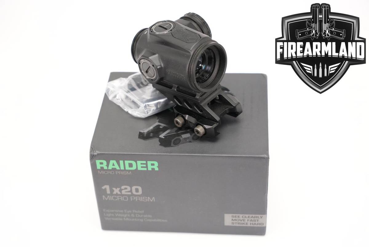 SwampFox Optics Raider Micro Prism 1X20mm BRC Reticle Scope +ORIG BOX