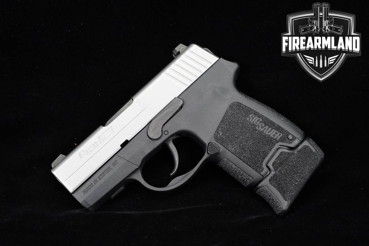 Sig Sauer P290RS 9mm 2.9" Two-Tone Stainless P290 +2 MAGS, HOLSTER & CASE