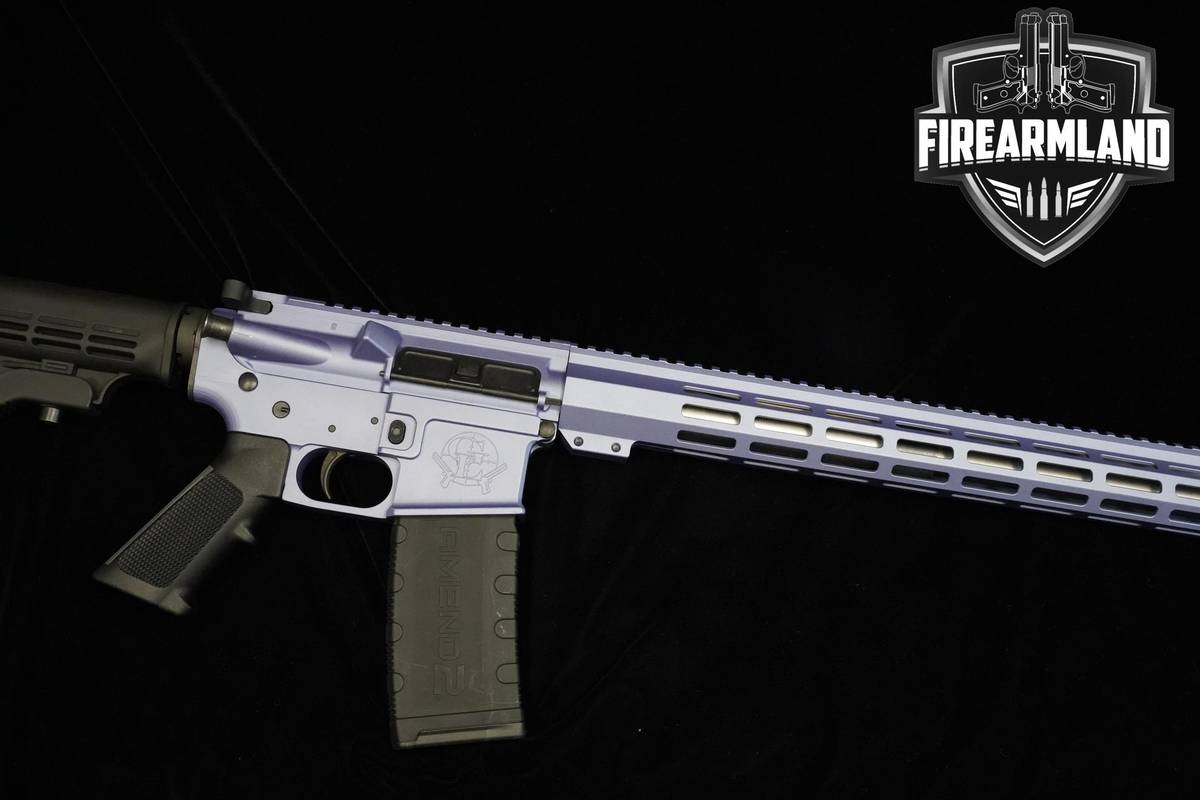 GLFA GL-15 223 Wylde Wild Orchid Purple Cerakote 16" GLFA AR-15 AR15