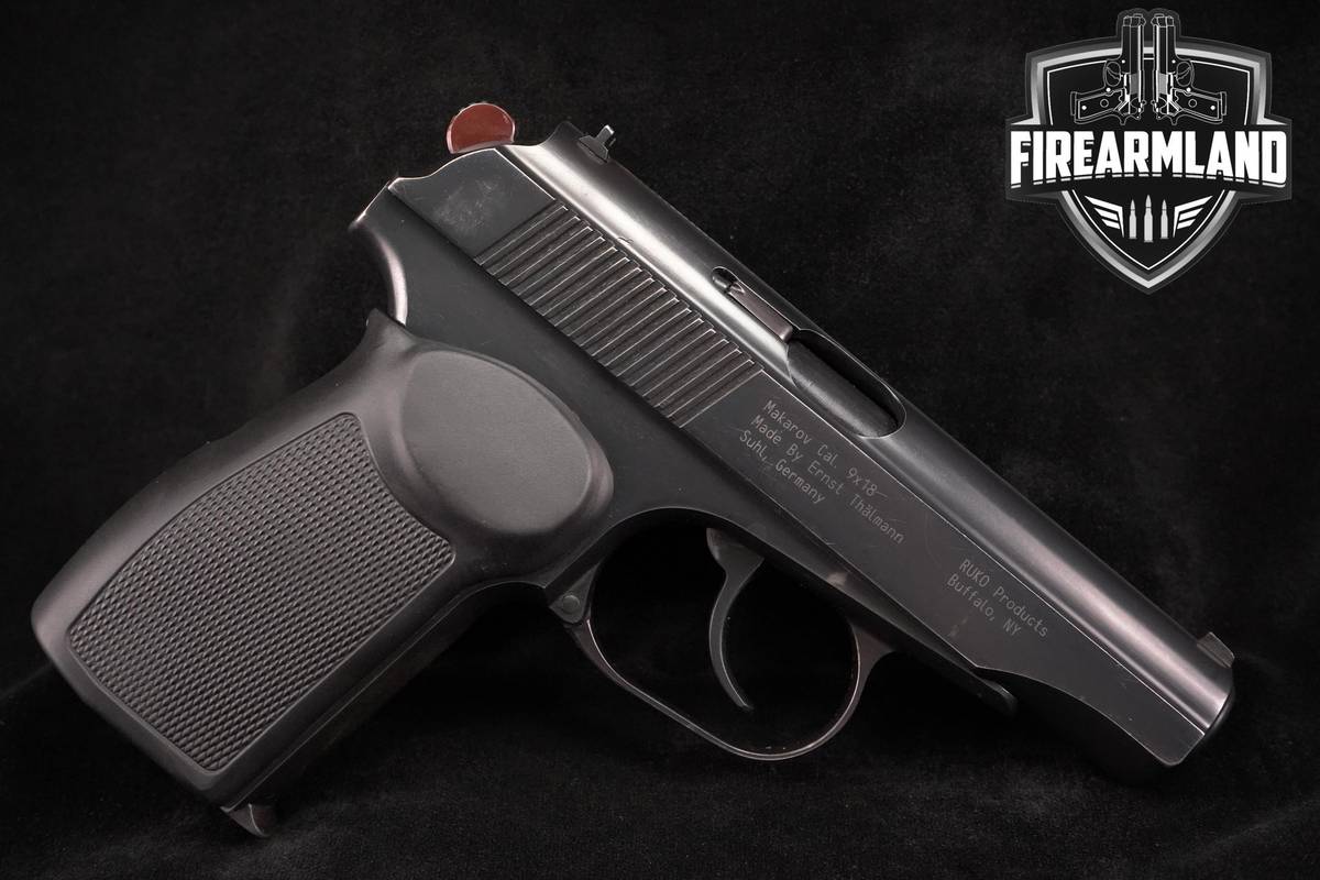 COLD-WAR 1961 Ernst Thalmann Pistole M 9x18mm-Makarov 3.68" PM +HOLSTER