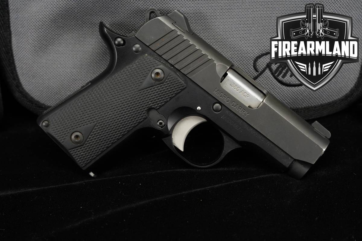 Kimber Micro Carry 380 ACP 2.75" Stainless 1911 +3 MAGS, CASE, HOLSTER