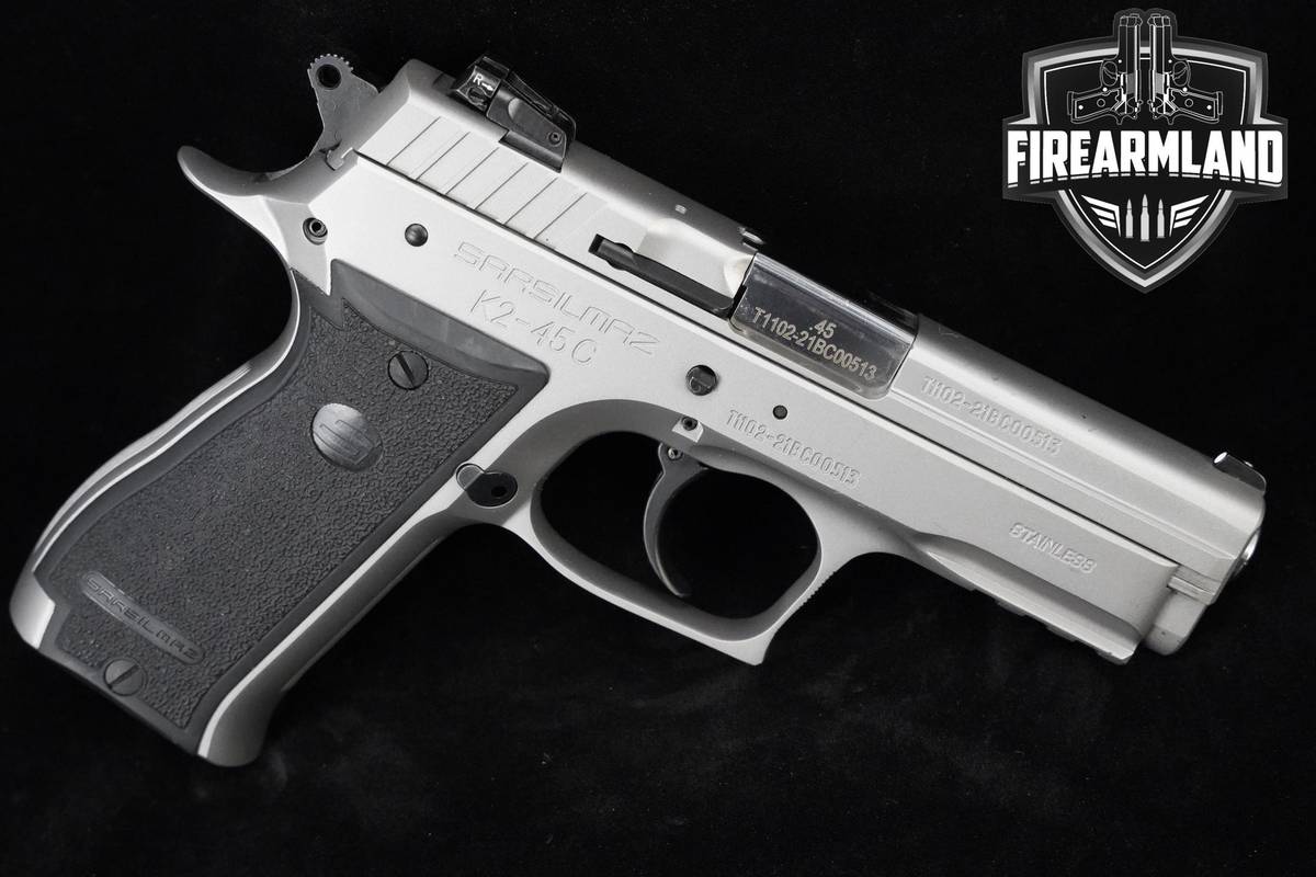 Sarsilmaz SAR K2-45C 45 ACP Stainless SAR-USE K2-45C K2 45C DA/SA