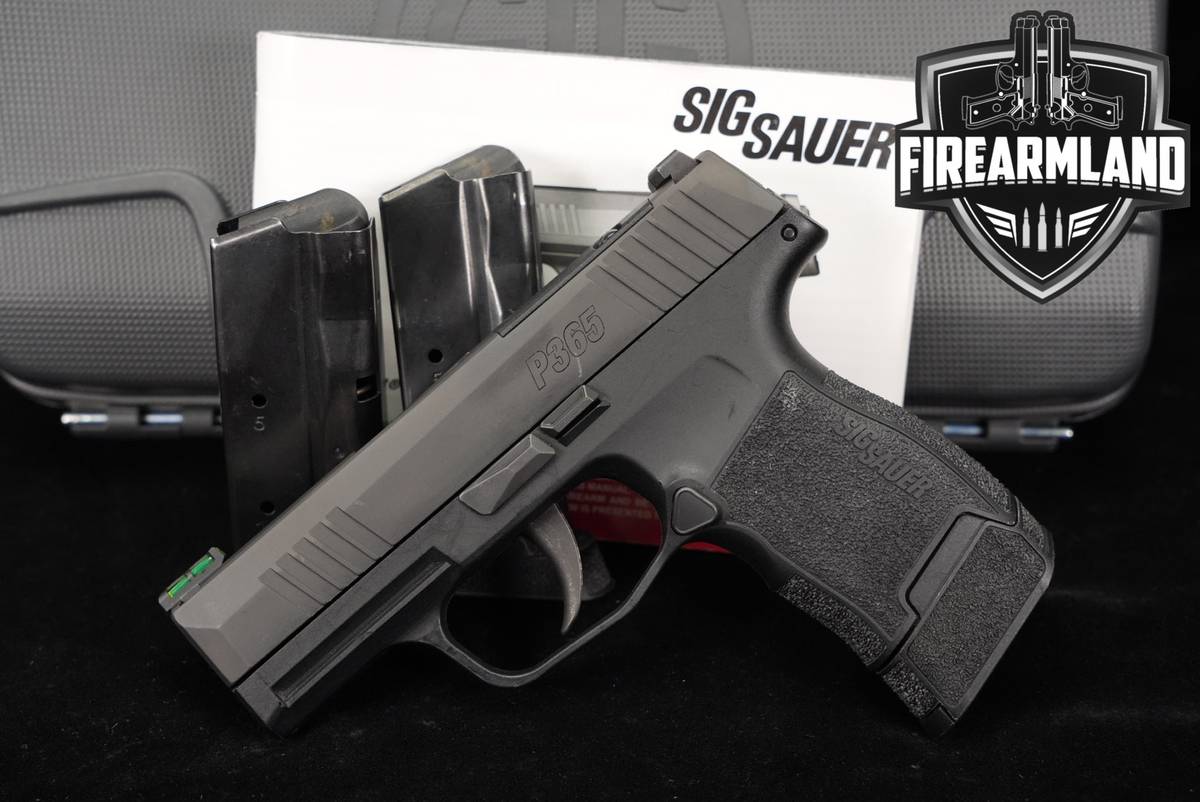 Sig Sauer P365-380 380ACP 3.1" Optics-Ready P 365 +3 MAGS & ORIG CASE
