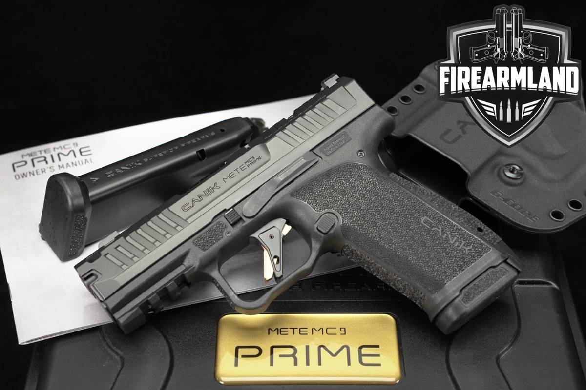 Canik METE MC9 PRIME 9mm Optics-Ready PORTED +2 MAGS, ORIG CASE & HOLSTER