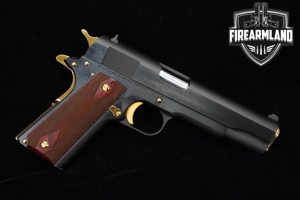 GOLD-BLUED Colt Government Model 45-ACP 1911-A1 Colt-Government 1911A1