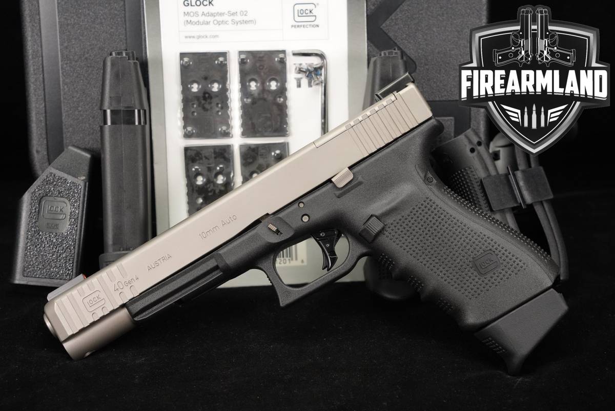 Glock 40 Gen4 MOS G40 Gen 4 10mm 6.02 Two-Tone FDE +3 MAGS & ORIG CASE