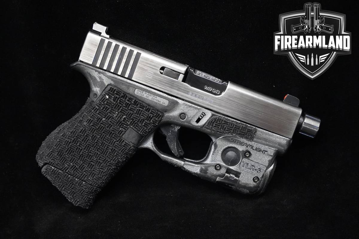Glock 43 Subcompact G43 9mm 3.9" Threaded Glock-43 G-43 +4 MAGS & HOLSTER