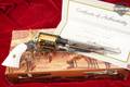 1992 F.lli Pietta 1858 New Model Army Texas Limited Edition; Sportsman’s Guide Exclusive; 1 of 5000 .44 cap and ball Two-Tone Silver & Gold in Good Condition Image 2