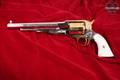 1992 F.lli Pietta 1858 New Model Army Texas Limited Edition; Sportsman’s Guide Exclusive; 1 of 5000 .44 cap and ball Two-Tone Silver & Gold in Good Condition Image 3