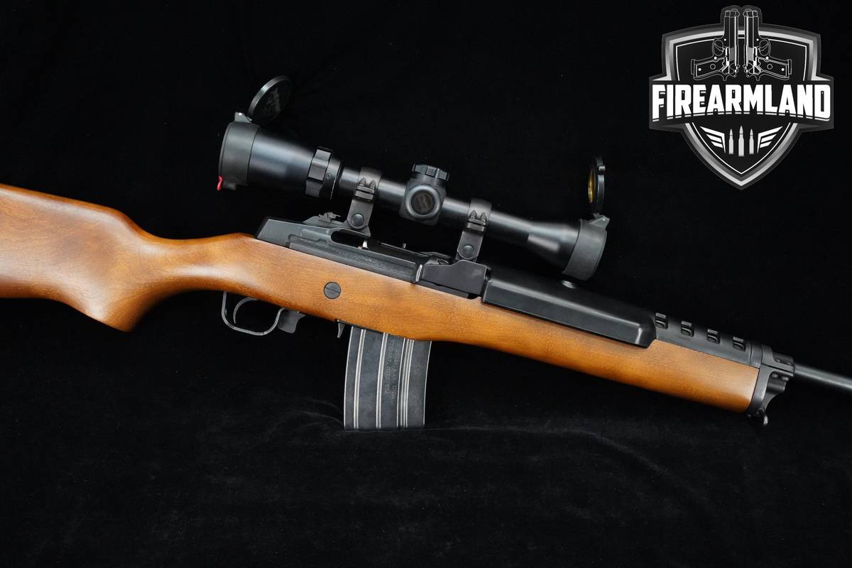 1990 Ruger Mini-14 Ranch Rifle 223 Rem 18.5" Blued +2 MAGS & OPTIC