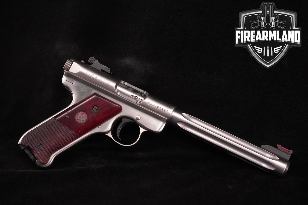 2006 Ruger Mark III Hunter 22LR 6.875" MK 3 MK3 MKIII +2 MAGS & ORIG CASE