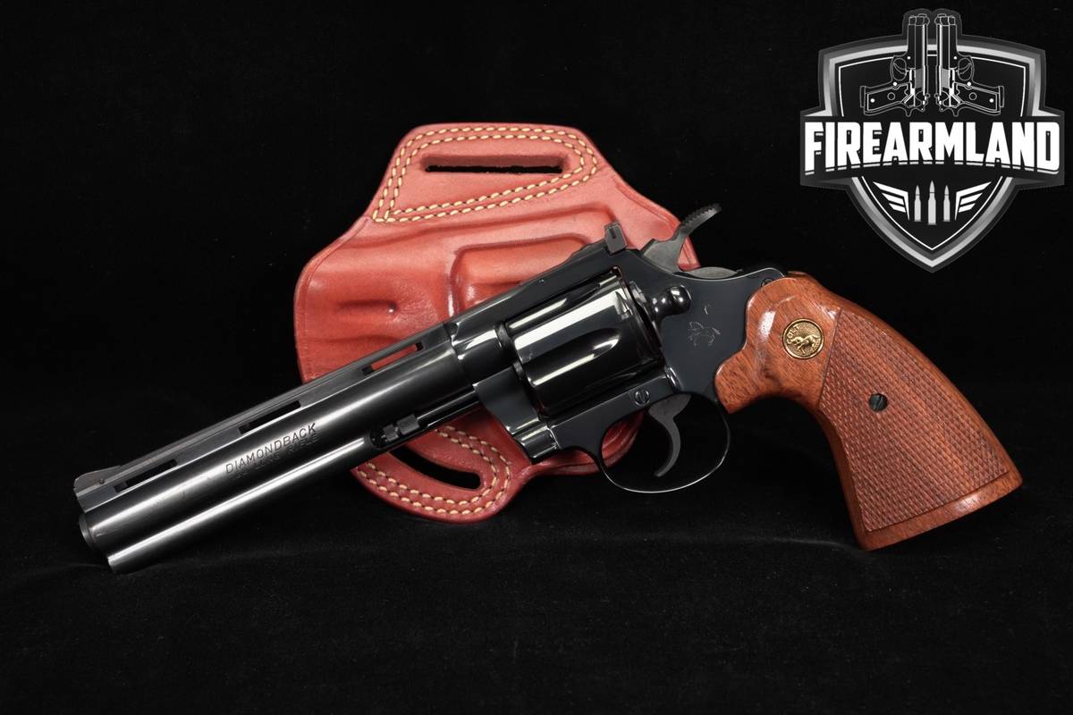 DESIRED! 1984 Colt Diamondback 22LR 6" Blued DA/SA +HOLSTER