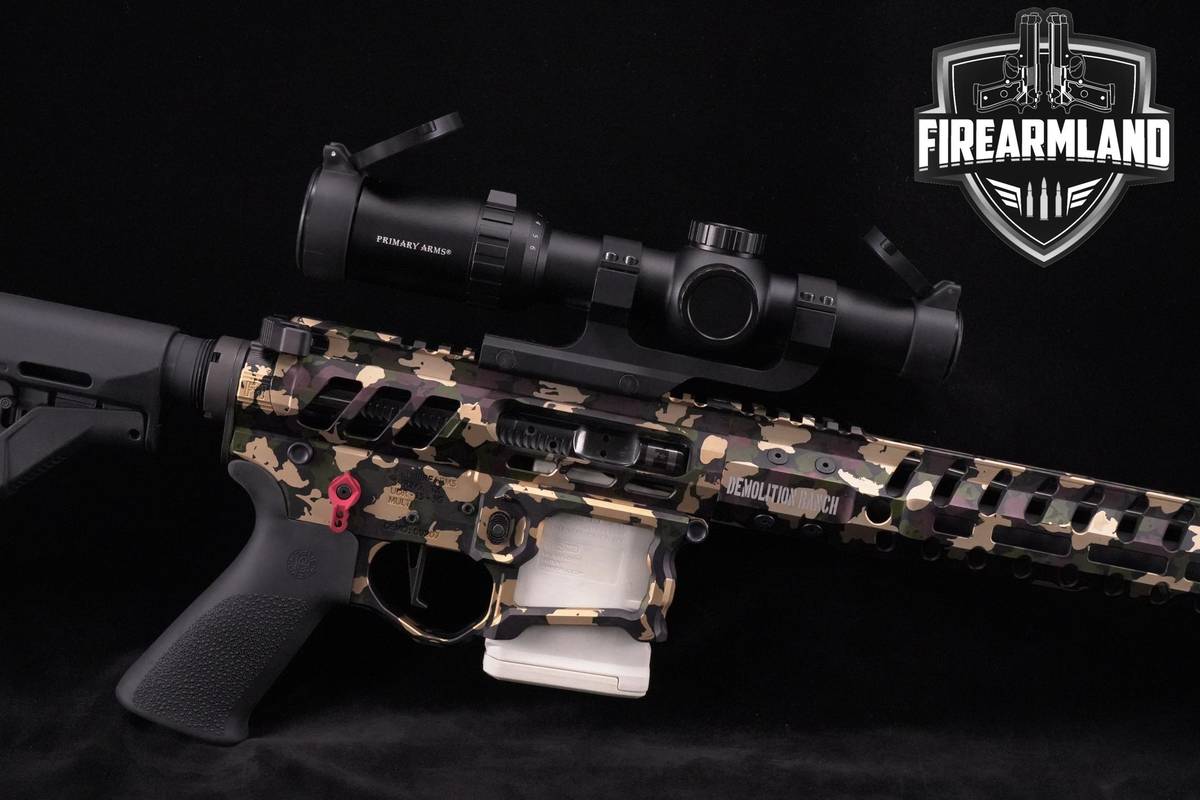 DEMOLITION RANCH F-1 Firearms UDR-15-3G 223 Wylde AR15 16" F1 UDR-15 +OPTIC